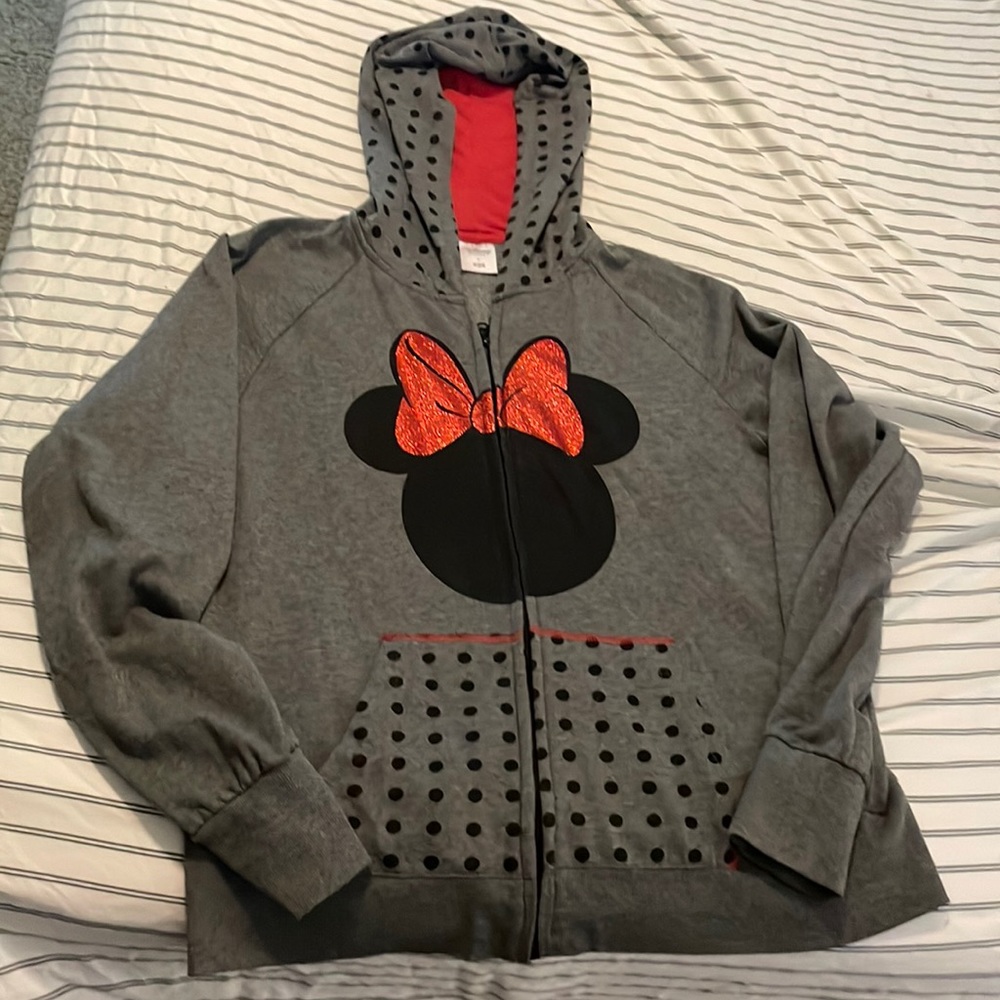 Minnie Zip Up Hoodie